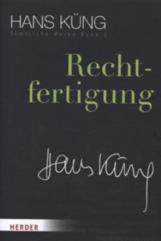 Kniha Rechtfertigung Hans Küng