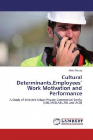 Knjiga Cultural Determinants, Employees' Work Motivation and Performance Abdul Razaq