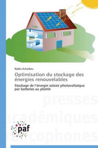 Kniha Optimisation Du Stockage Des Energies Renouvelables Achaibou-N