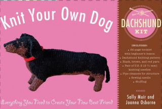 Książka Knit Your Own Dog: Dachshund Kit Sally Muir