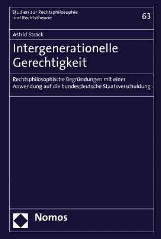 Książka Intergenerationelle Gerechtigkeit Astrid Strack