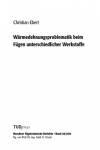 Kniha Warmedehnungsproblematik beim Fugen unterschiedlicher Werkstoffe Christian Ebert