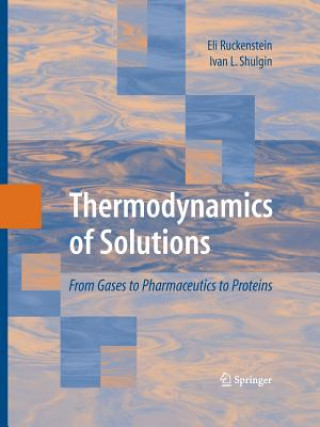 Kniha Thermodynamics of Solutions Ivan L Shulgin