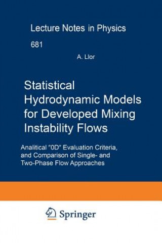 Carte Statistical Hydrodynamic Models for Developed Mixing Instability Flows Antoine Llor