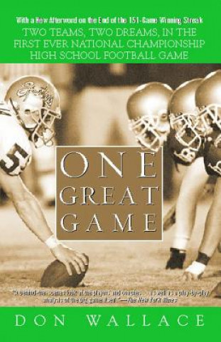 Kniha One Great Game Don Wallace