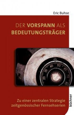 Buch Vorspann als Bedeutungstrager Eric Buhse