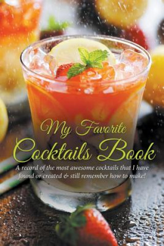 Carte My Favorite Cocktails Book Journal Easy