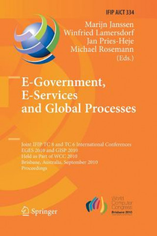 Kniha E-Government, E-Services and Global Processes Jan Pries Heje