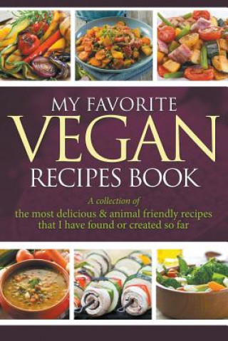 Carte My Favorite Vegan Recipes Book Journal Easy