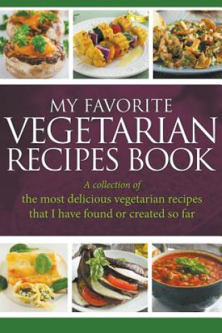 Kniha My Favorite Vegetarian Recipes Book Journal Easy