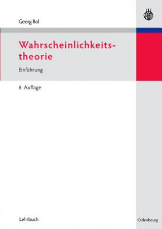 Kniha Wahrscheinlichkeitstheorie Georg Bol