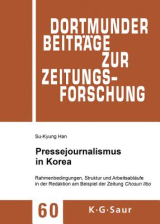 Kniha Pressejournalismus in Korea Su-Kyung Han