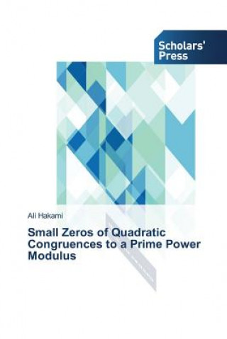 Könyv Small Zeros of Quadratic Congruences to a Prime Power Modulus Hakami Ali