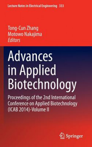 Libro Advances in Applied Biotechnology Tong-Cun Zhang