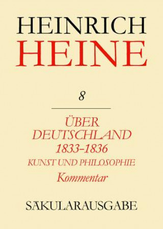 Kniha Über Deutschland 1833-1836. Aufsätze über Kunst und Philosophie. Kommentar Renate Francke