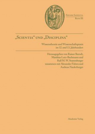 Книга Scientia Und Disciplina Rainer Berndt