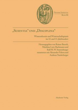 Carte Scientia Und Disciplina Rainer Berndt