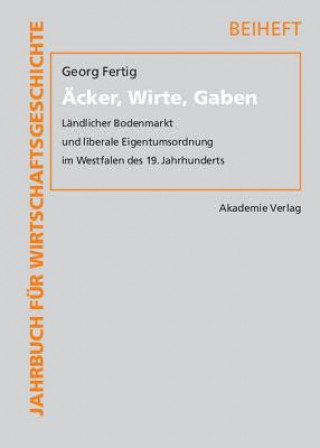 Book Acker, Wirte, Gaben Georg Fertig