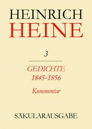 Carte Gedichte 1845-1856. Kommentar Renate Francke