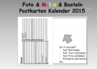 Kalendarz/Pamiętnik Foto & Malen & Basteln, Immerwährender Postkarten Kalender, weiß Theo von Taane