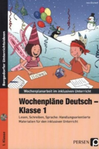 Libro Wochenpläne Deutsch - Klasse 1, m. 1 CD-ROM Ines Bischoff