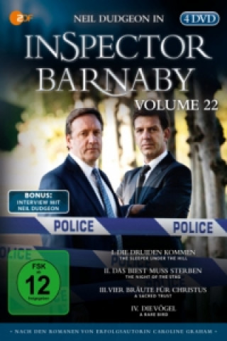 Video Inspector Barnaby. Vol.22, 4 DVDs John Nettles