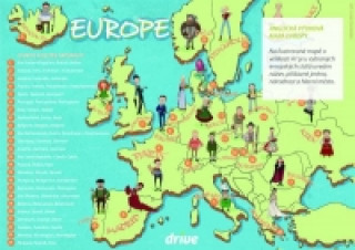 Tiskovina Drive Anglická výuková mapa Evropy 