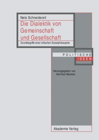 Książka Dialektik Von Gemeinschaft Und Gesellschaft Nele Schneidereit