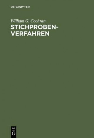 Livre Stichprobenverfahren William G (The Johns Hopkins University) Cochran