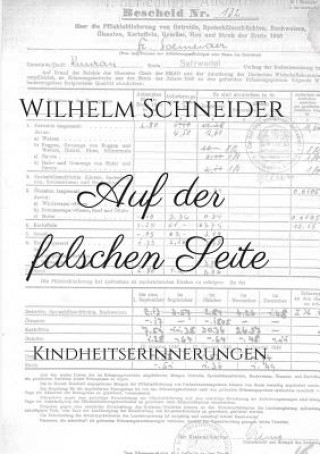 Livre Auf der falschen Seite Schneider