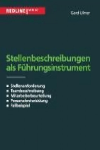 Könyv Stellenbeschreibung als Führungsinstrument Gerd Ulmer