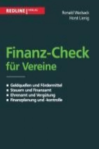 Buch Finanz-Check für Vereine Ronald Wadsack