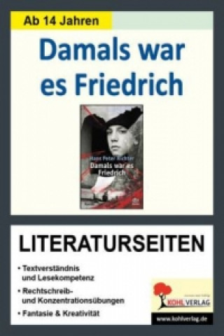 Carte Hans Peter Richter "Damals war es Friedrich", Literaturseiten Jochen Vatter