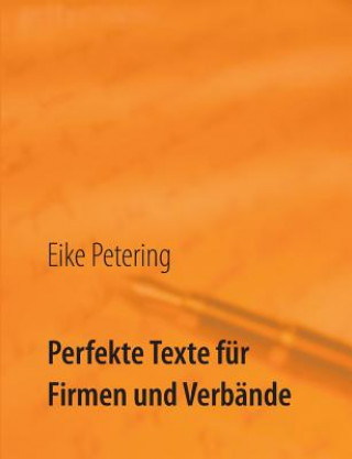 Kniha Texte schreiben Eike Petering