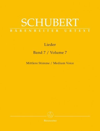 Kniha Lieder für Singstimme und Klavier, Mittlere Stimme. Bd.7 Franz Schubert