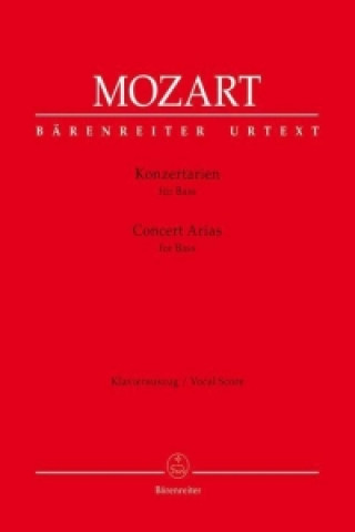 Tiskovina Konzertarien für Bass Wolfgang Amadeus Mozart