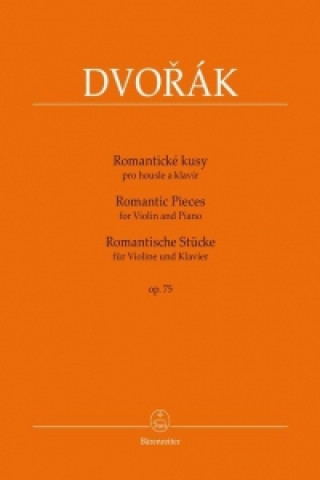 Книга Romantické kusy op. 75 Antonín Dvorák