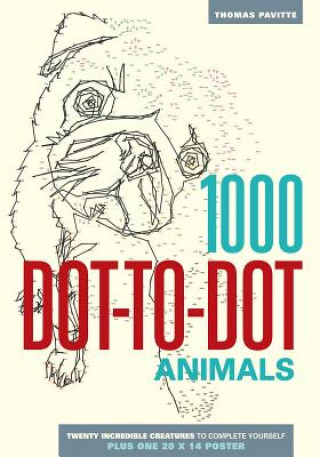 Книга 1000 Dot-To-Dot: Animals Thomas Pavitte
