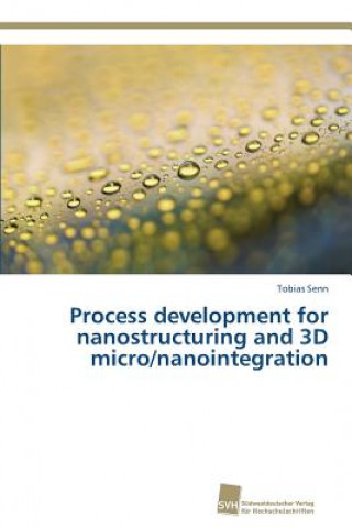 Könyv Process development for nanostructuring and 3D micro/nanointegration Senn Tobias