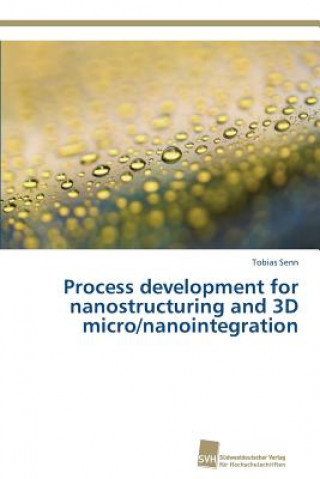 Knjiga Process development for nanostructuring and 3D micro/nanointegration Senn Tobias