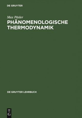 Knjiga Phanomenologische Thermodynamik Max Pasler