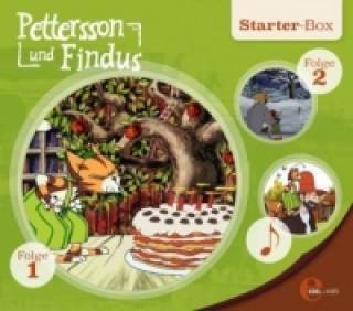 Audio Pettersson & Findus - Starter-Box, 3 Audio-CDs Sven Nordqvist