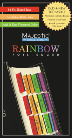 Książka Majestic Rainbow Bible Tabs Na Na
