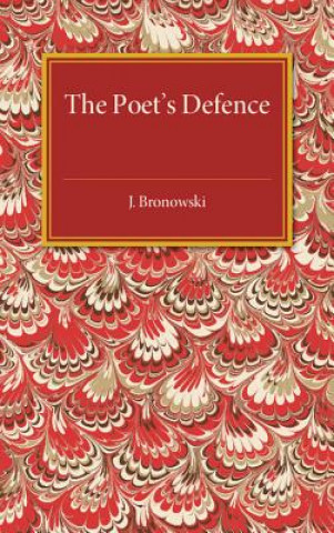 Kniha Poet's Defence J. Bronowski