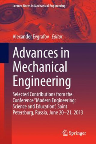 Książka Advances in Mechanical Engineering Alexander Evgrafov