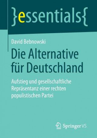 Kniha Die Alternative fur Deutschland David Bebnowski