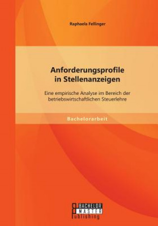 Buch Anforderungsprofile in Stellenanzeigen Raphaela Fellinger