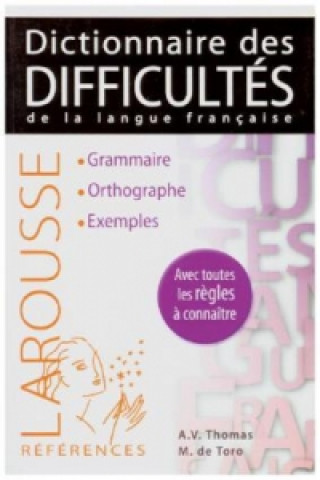 Kniha Larousse Dictionnaire des difficultés de la langue française Adolphe V. Thomas