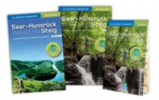 Carte Saar-Hunsrück-Steig - Start-Set mit den offiziellen Wanderführern und Extra-Faltkarte für die neue Trasse. Geprüfte GPS-Daten und Smartphone-Anbindung Ulrike Poller