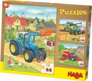 Játék Traktor & Co. (Kinderpuzzle) 